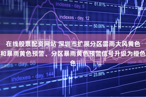 在线股票配资网站 深圳市扩展分区雷雨大风黄色和暴雨黄色预警、分区暴雨黄色预警信号升级为橙色