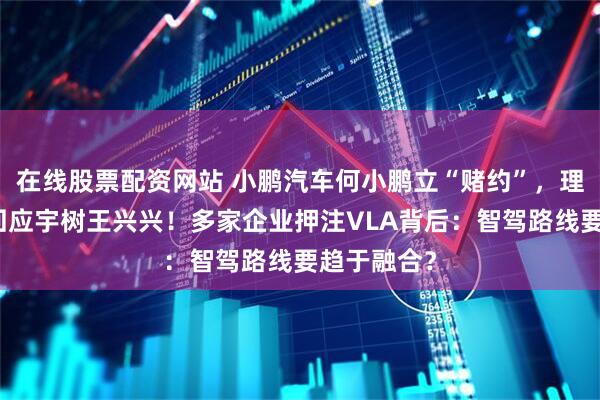 在线股票配资网站 小鹏汽车何小鹏立“赌约”，理想朗咸朋回应宇树王兴兴！多家企业押注VLA背后：智驾路线要趋于融合？