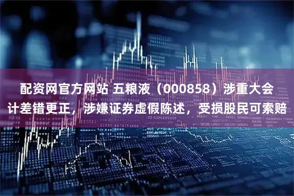 配资网官方网站 五粮液（000858）涉重大会计差错更正，涉嫌证券虚假陈述，受损股民可索赔